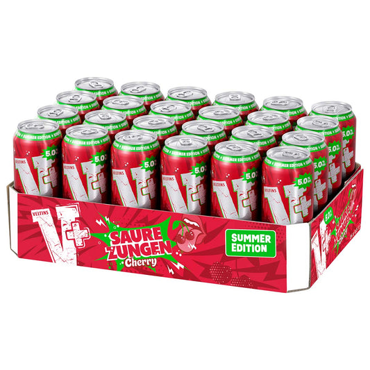 Veltins V+ Saure Zungen Cherry 24 x 500 ml