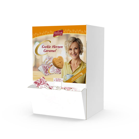 Coppenrath Cookie-Herzen Karamell 200 Stück 1 kg