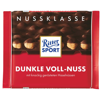 Ritter Sport Nussklasse Dunkle Voll-Nuss 100 g