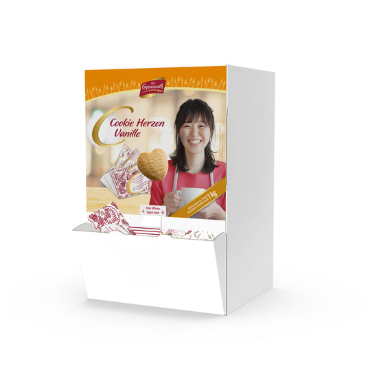 Coppenrath Cookie-Herzen Vanille 200 Stück 1 kg