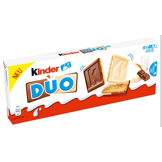 Ferrero Kinder Duo Kekse mit Milch & Kakao 12 x 150 g