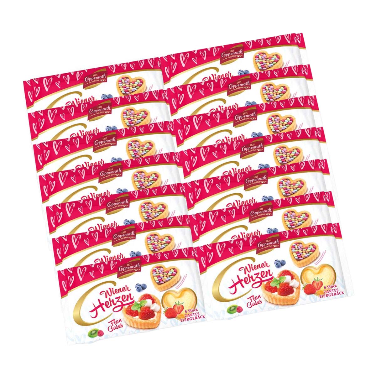 Coppenrath Torteletts Wiener Herzen zartes Eiergebäck 100 g