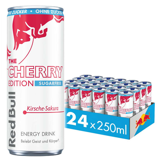 Red Bull Cherry Edition Kirsche-Sakura sugarfree 24 x 250 ml