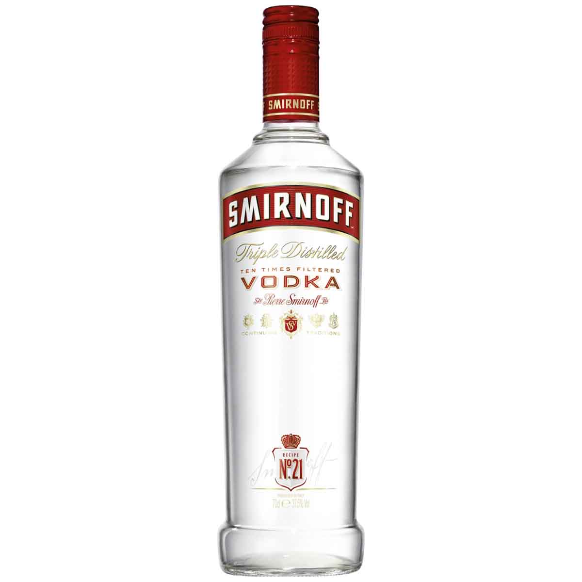 Smirnoff Red Label Vodka 37,5% 6 x 700 ml