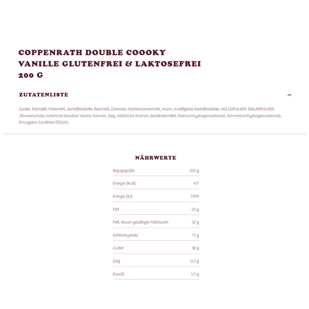 Coppenrath glutenfreies Bundle (6 Artikel) 1,2 kg