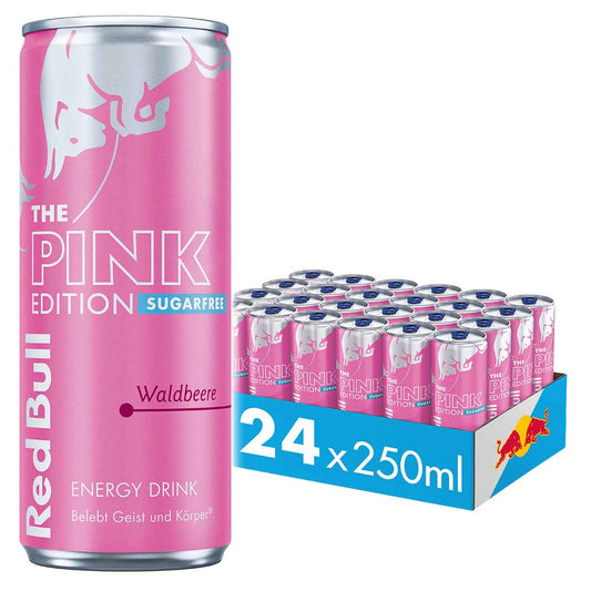 Red Bull Pink Edition Waldbeere Sugarfree 24 x 250 ml