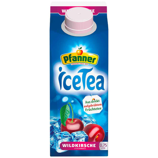 Pfanner Eistee Wildkirsche 8 x 750 ml