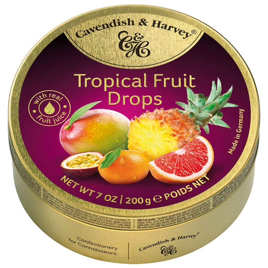 Cavendish & Harvey Tropical Fruit Drops 9 x 200 g