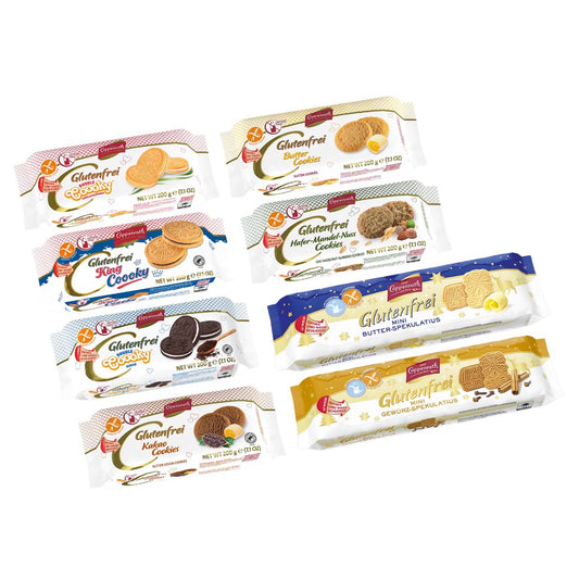 Coppenrath glutenfreies Keks- & Mini-Spekulatius Bundle (8 Artikel) 1,5 kg