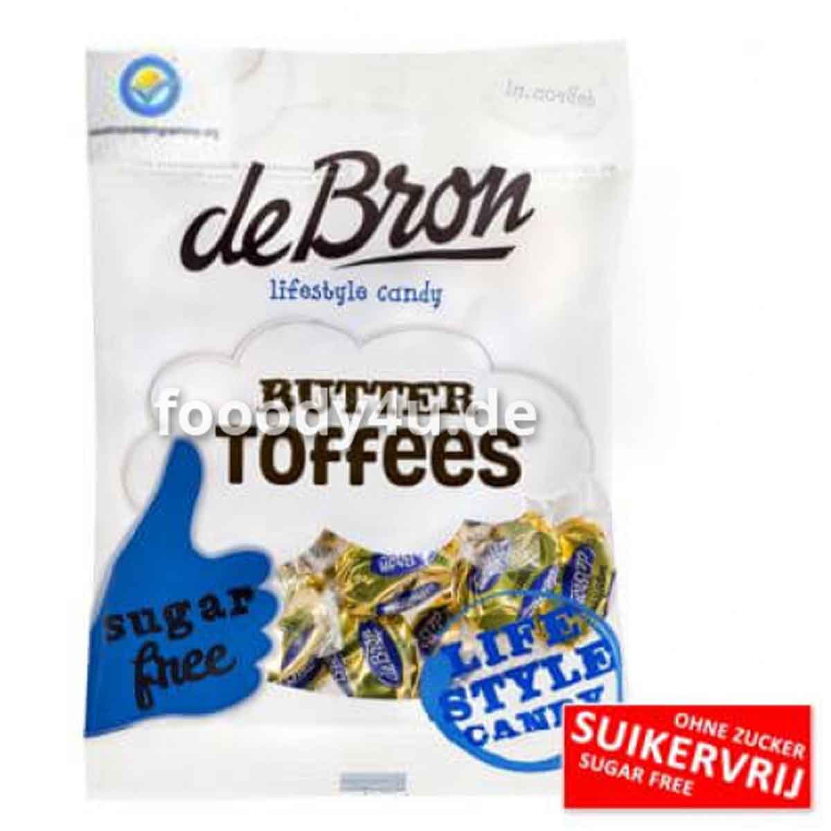 De Bron Butter Toffees zuckerfrei 70 g