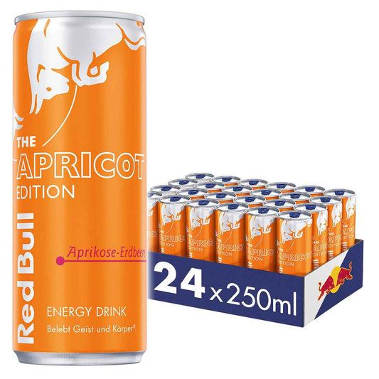 Red Bull Apricot Edition Aprikose-Erdbeere 24 x 250 ml