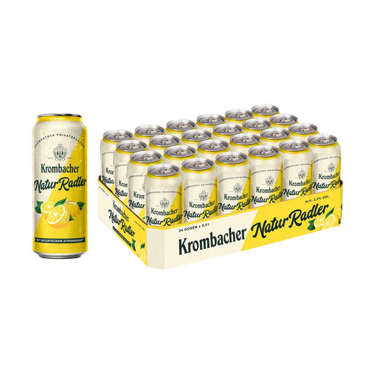 Krombacher Natur Radler 2 % 24 x 500 ml
