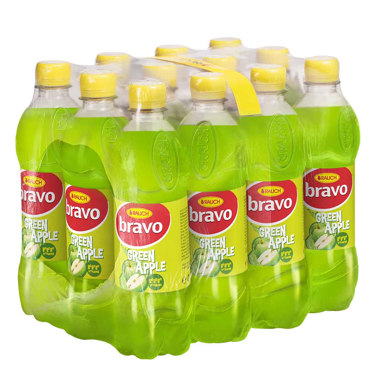 Rauch bravo Green Apple 12 x 500 ml