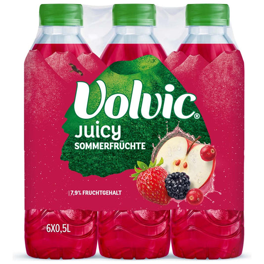 Volvic Juicy Sommerfrüchte 6 x 500 ml