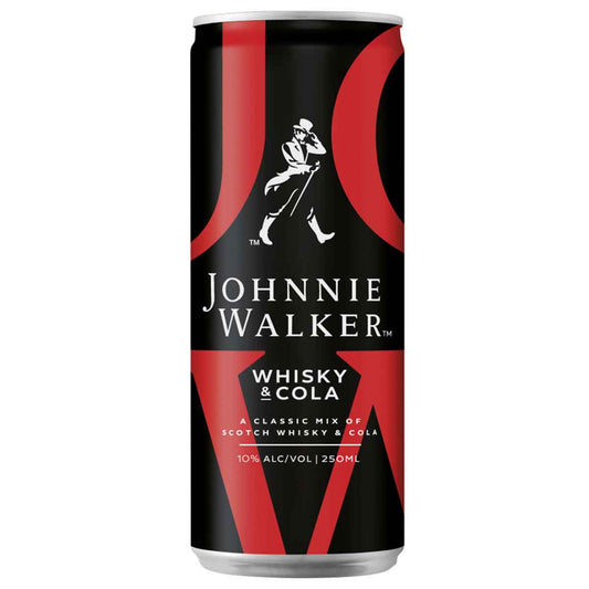 Johnnie Walker Whisky & Cola 10 % 12 x 250 ml