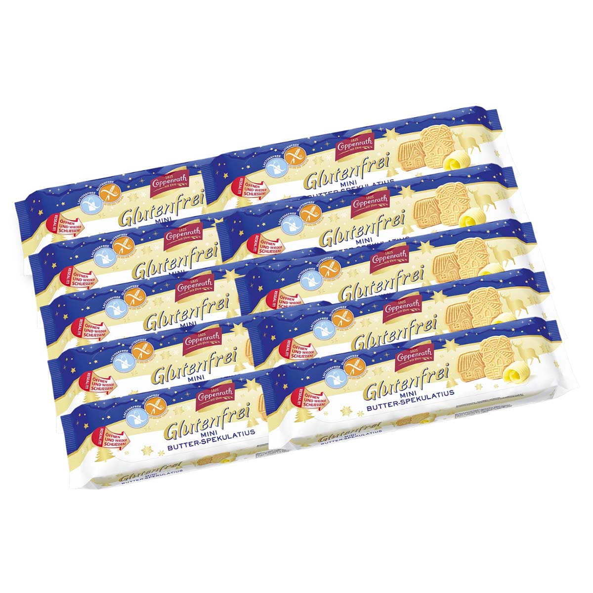 Coppenrath Mini Butter-Spekulatius glutenfrei & laktosefrei 150g