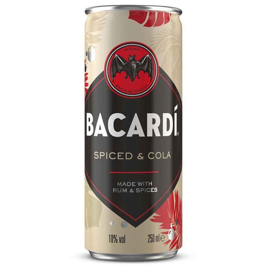Bacardi Spiced & Cola 10 % 12 x 250 ml