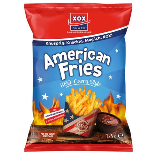 XOX American Fries BBQ-Curry 10 x 125 g