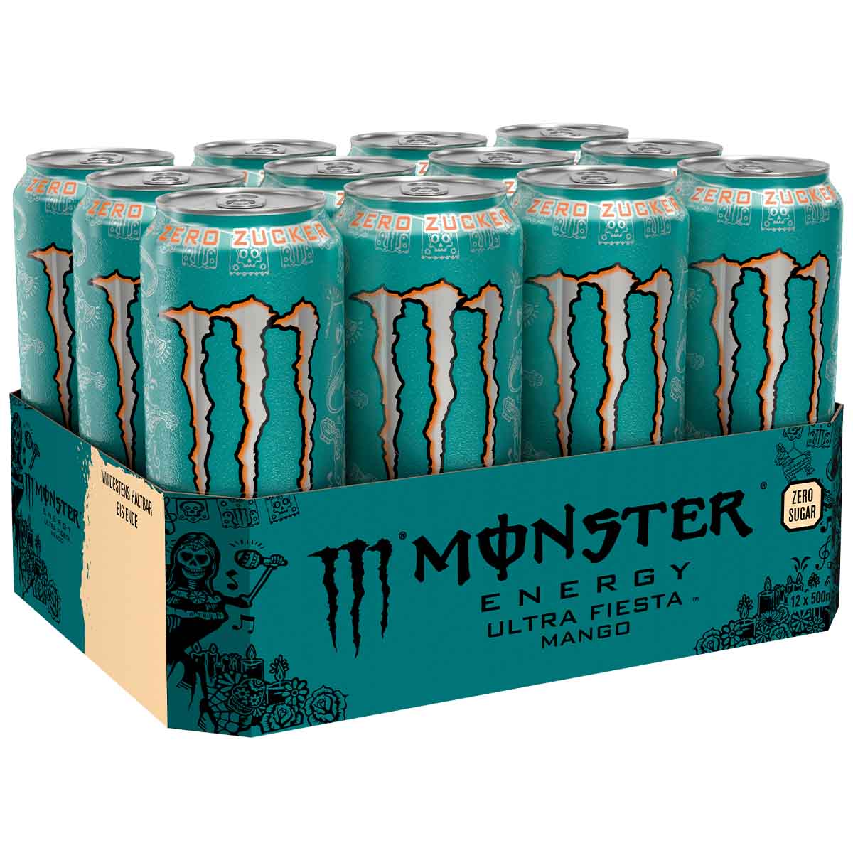 Monster Energy Ultra Fiesta Mango zero Zucker 500 ml