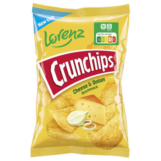 Lorenz Crunchips Cheese & Onion 10 x 150 g