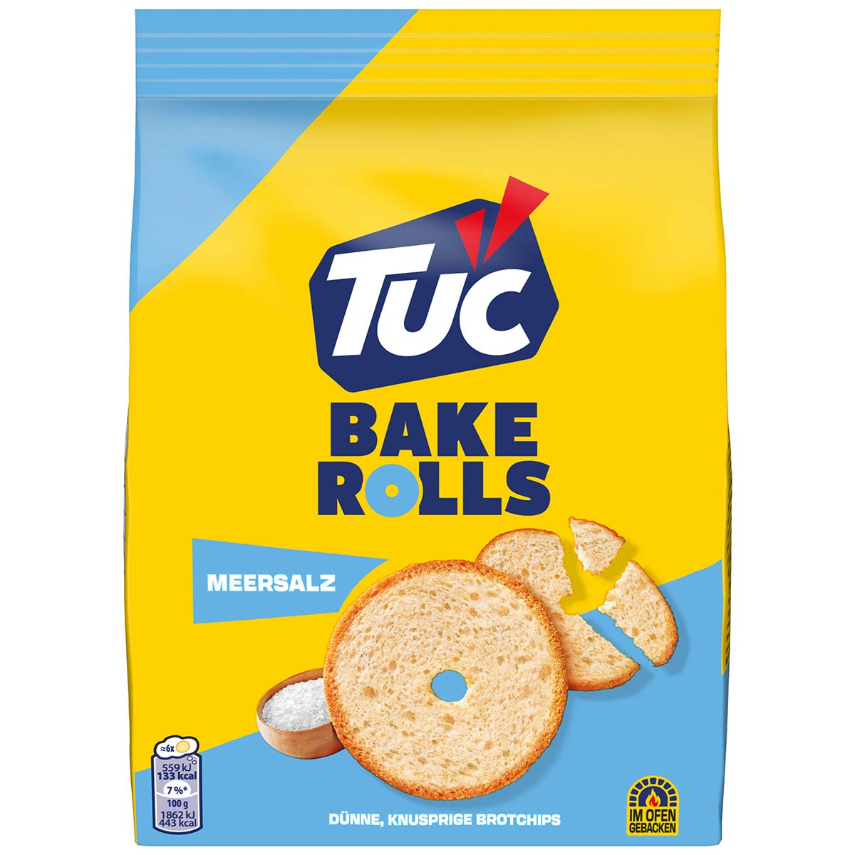TUC Bake Rolls Meersalz 10 x 150 g