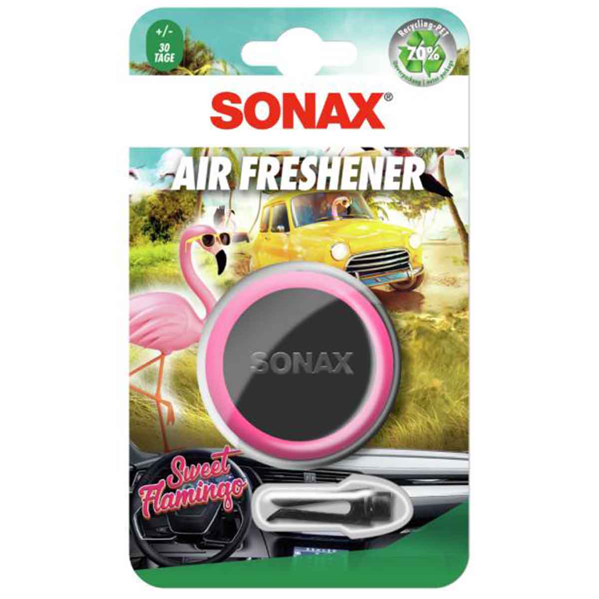 SONAX Air Freshener Sweet Flamingo 6 x 1 Stück