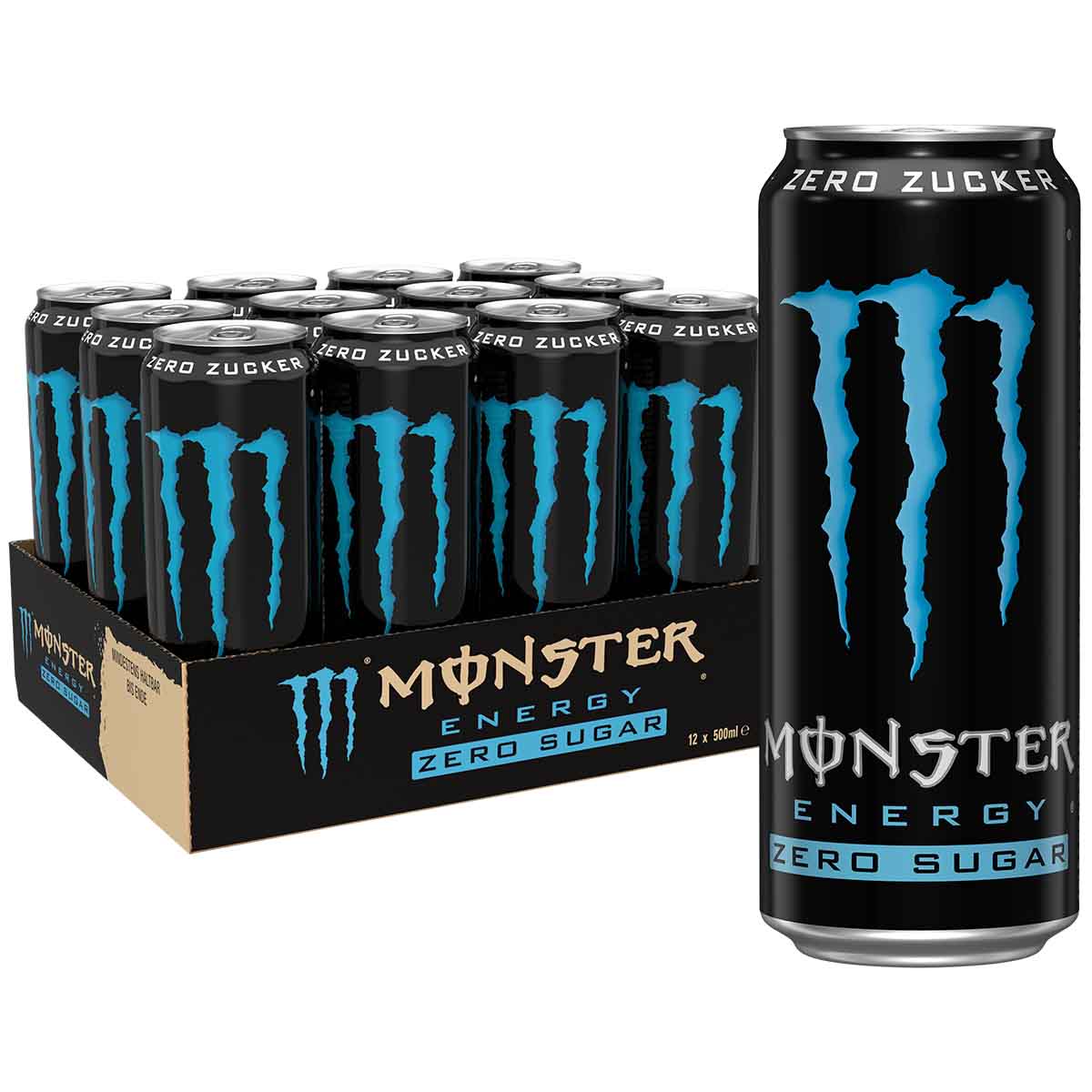Monster Energy zero sugar zero Zucker 12 x 500 ml