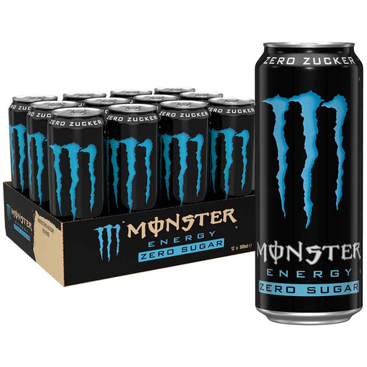 Monster Energy zero sugar zero Zucker 12 x 500 ml