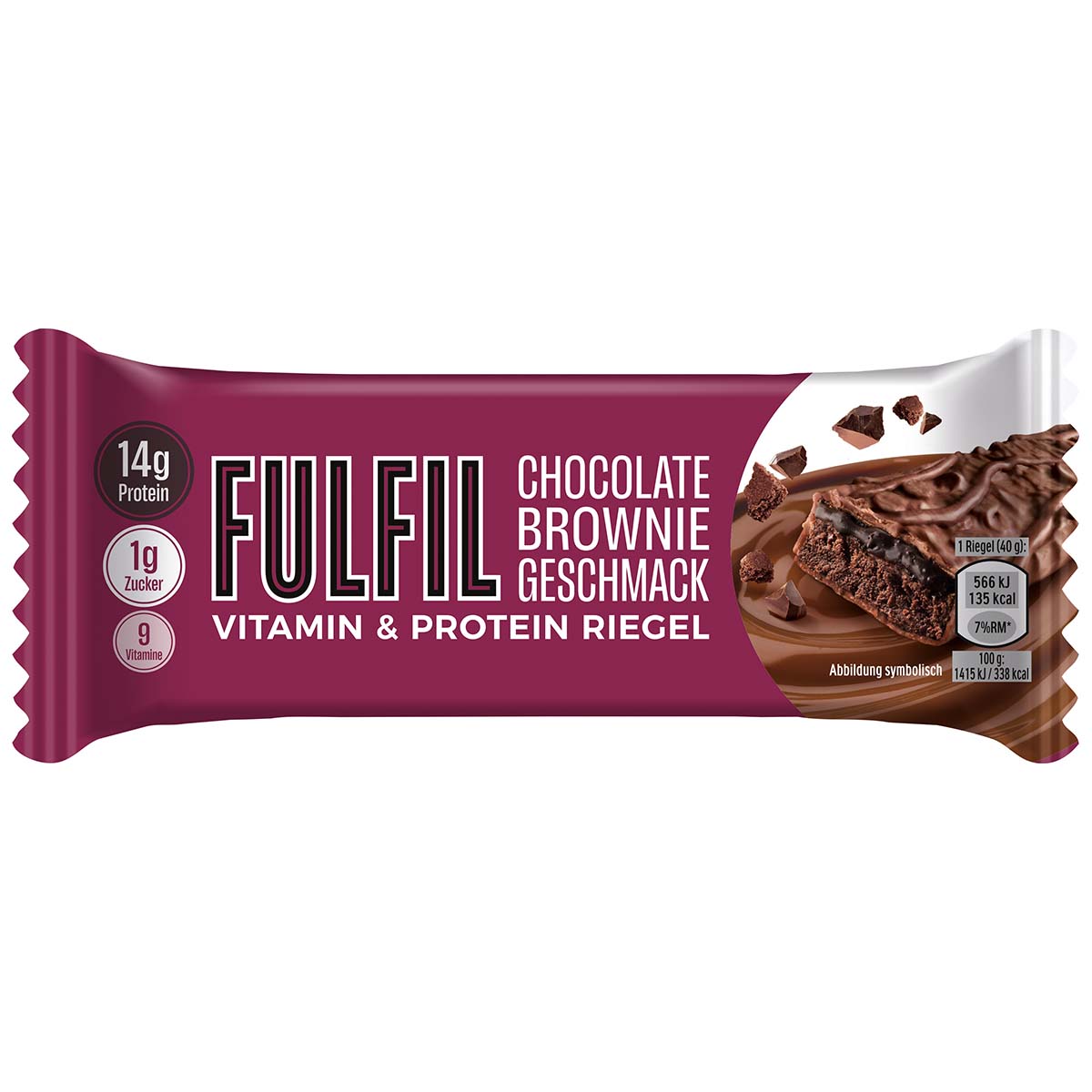 Fulfil Chocolate Brownie Protein 15 x 40 g