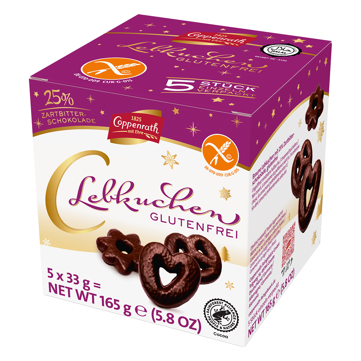 Coppenrath Lebkuchen glutenfrei 165 g