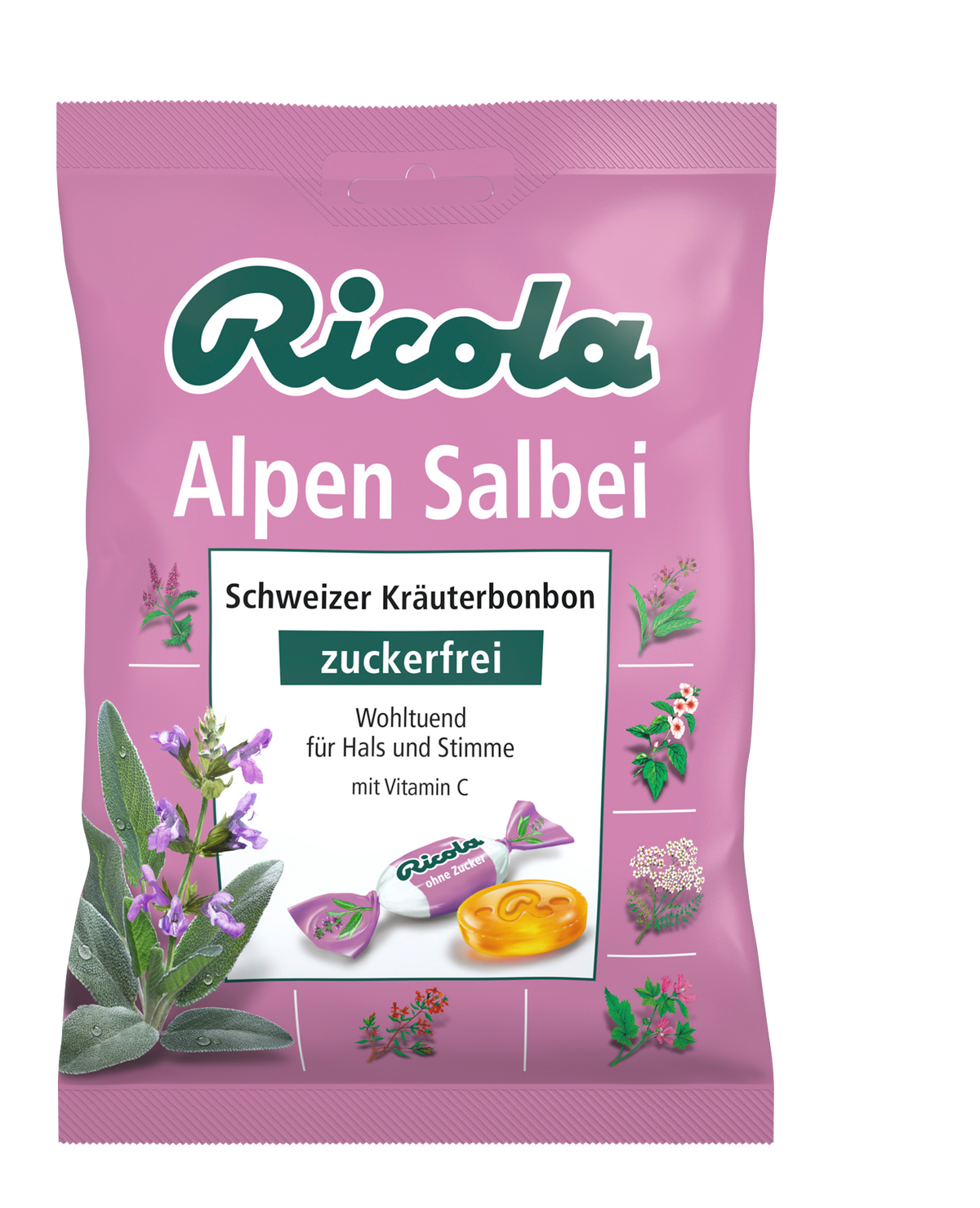 Ricola Alpen Salbei zuckerfrei 18 x 75 g