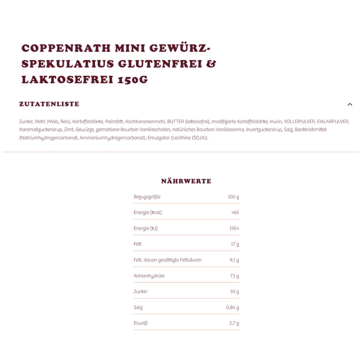 Coppenrath glutenfreies Keks- & Mini-Spekulatius Bundle (8 Artikel) 1,5 kg