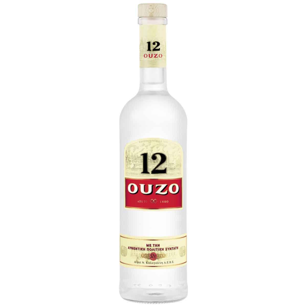 Ouzo 12  38% 6 x 700 ml