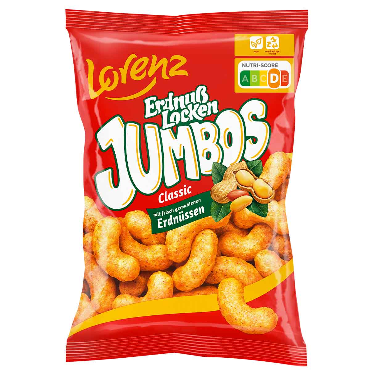Lorenz Jumbo Erdnuss Locken 150 g