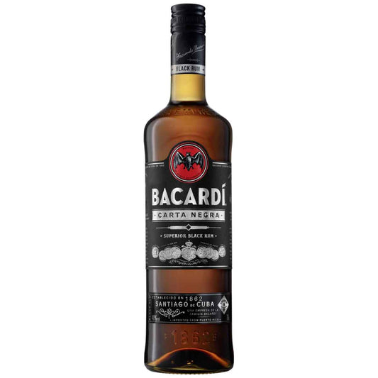 Bacardi Carta Negra, Black 37,5% 6 x 700 ml