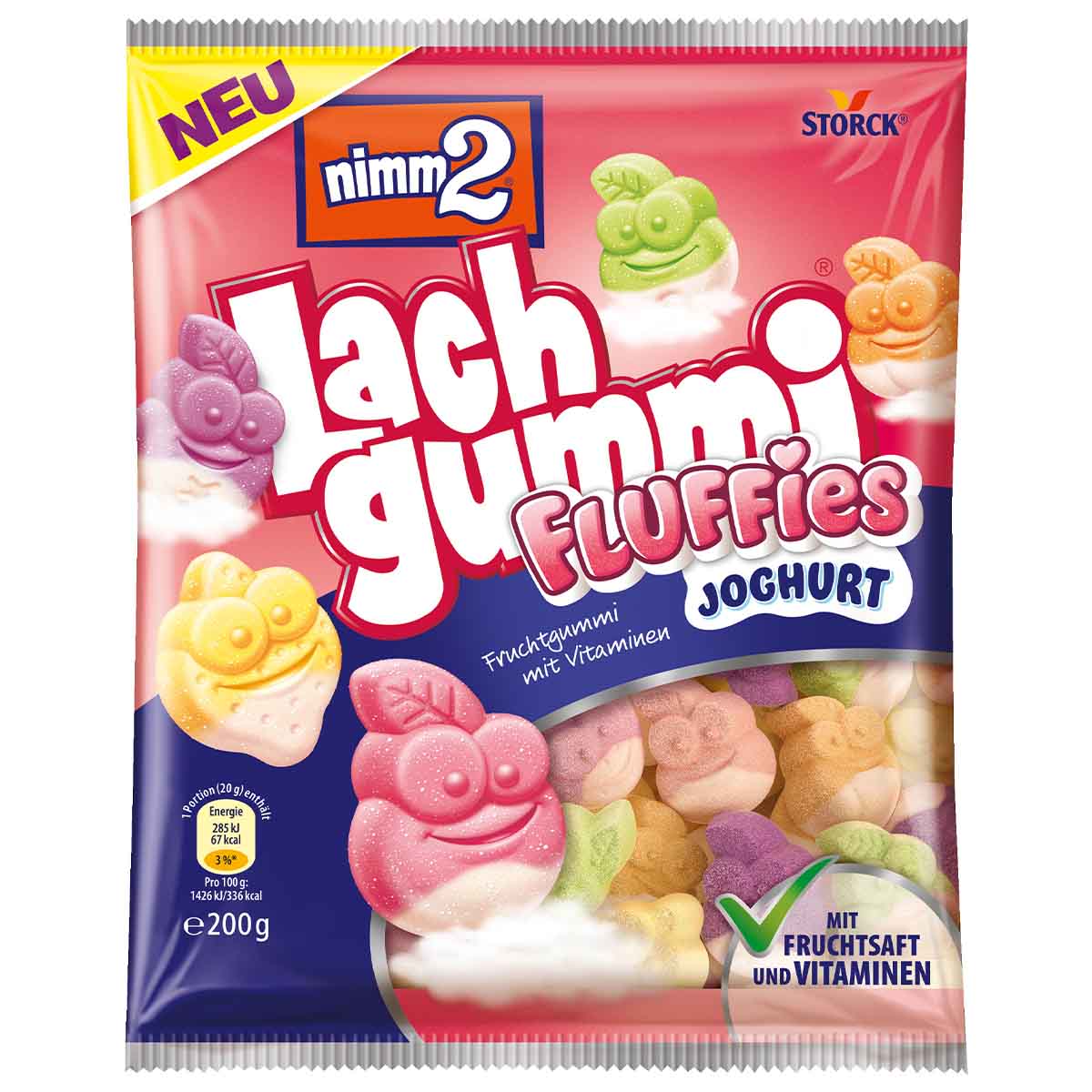 Nimm 2 Lachgummi Fluffies Joghurt 14 x 200 g
