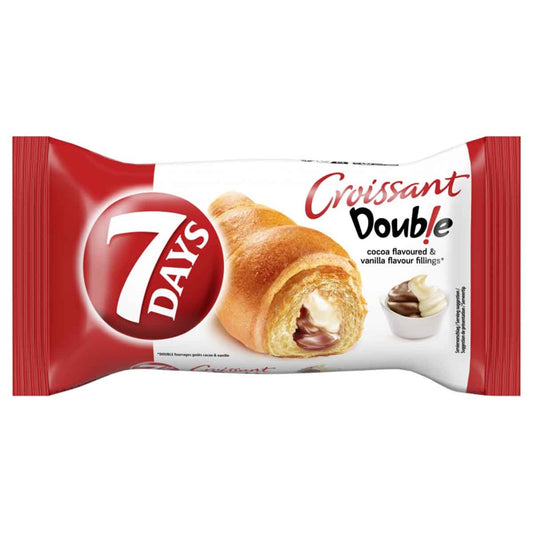 7Days Double Croissant Kakao Vanille 10 x 60 g