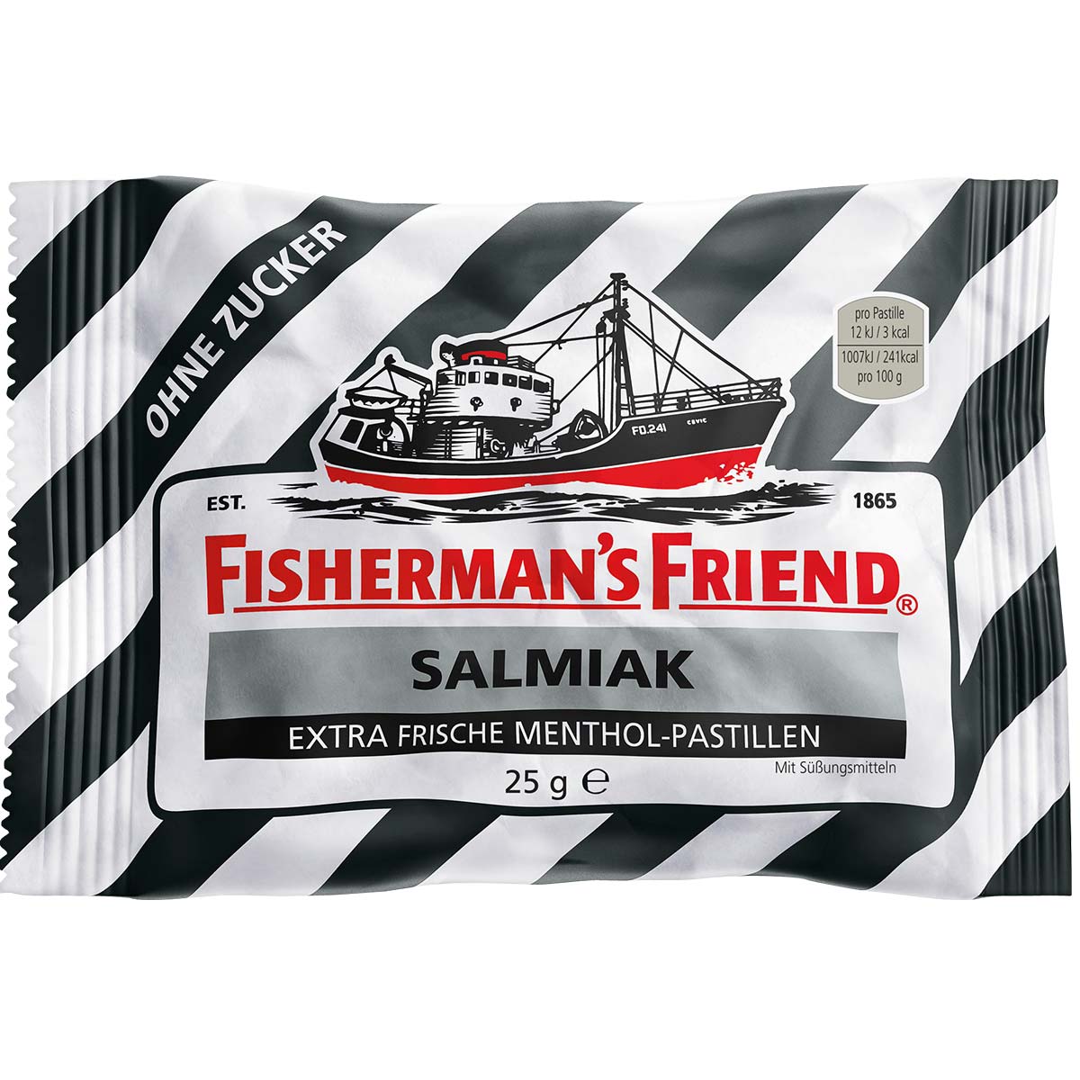 Fisherman's Friend Salmiak ohne Zucker 24 x 25 g