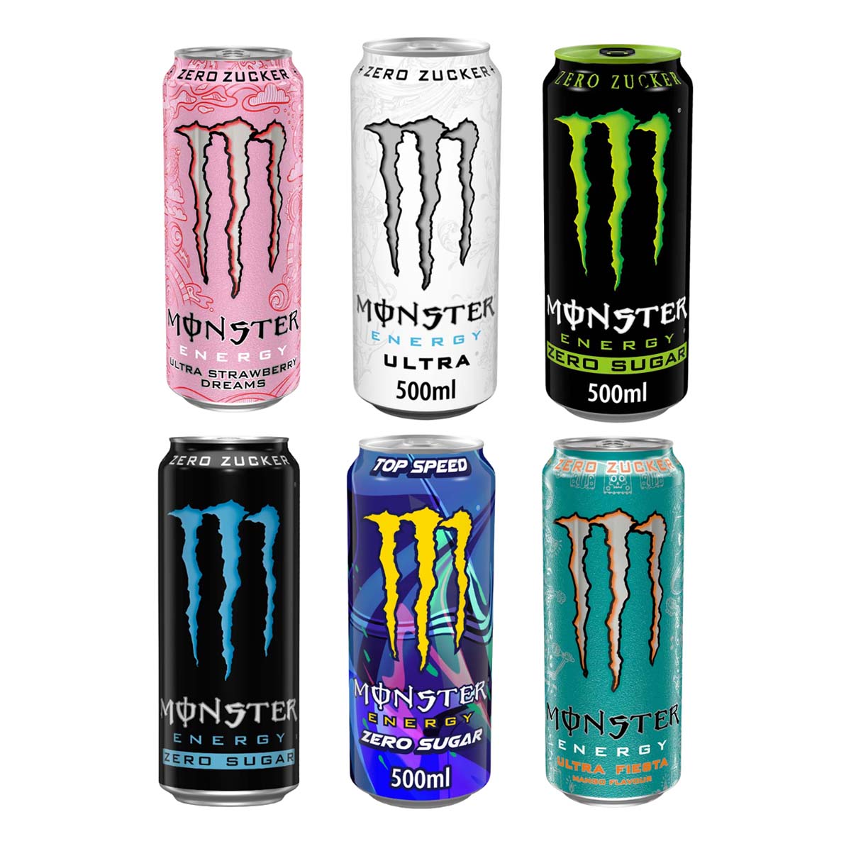 Monster Energy Zero Bundle 6 x 500 ml