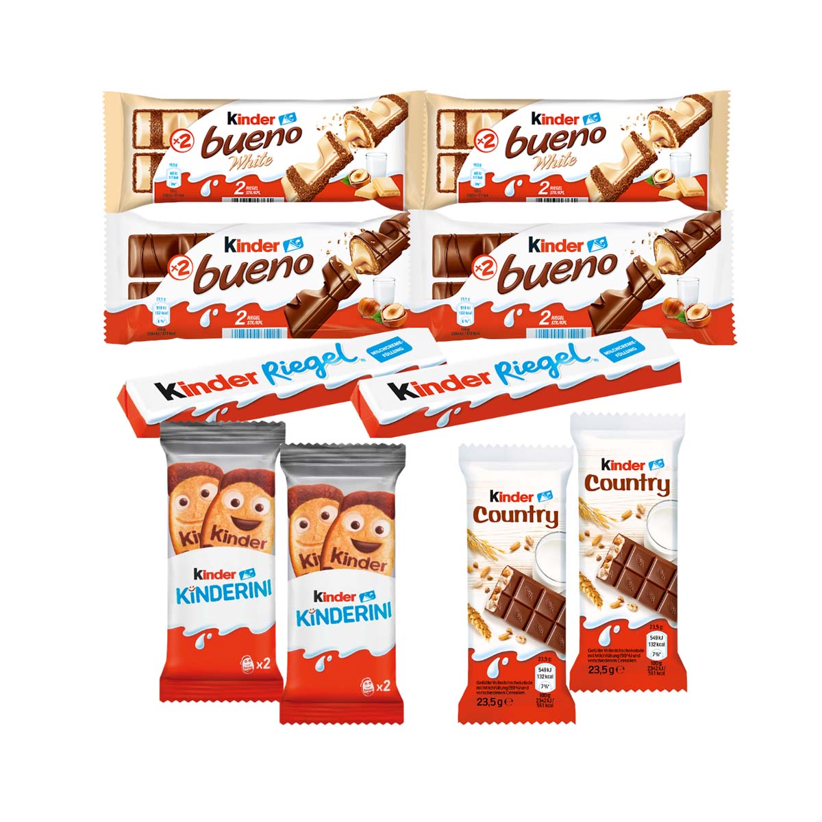 Ferrero kinder Bundle (10 Teile) 304 g