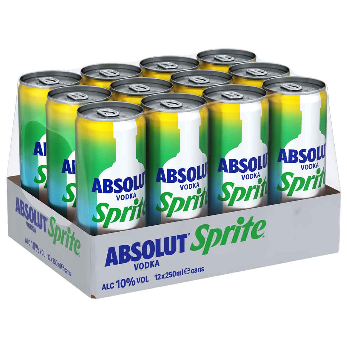 Absolut Vodka Sprite 10 % 12 x 250 ml