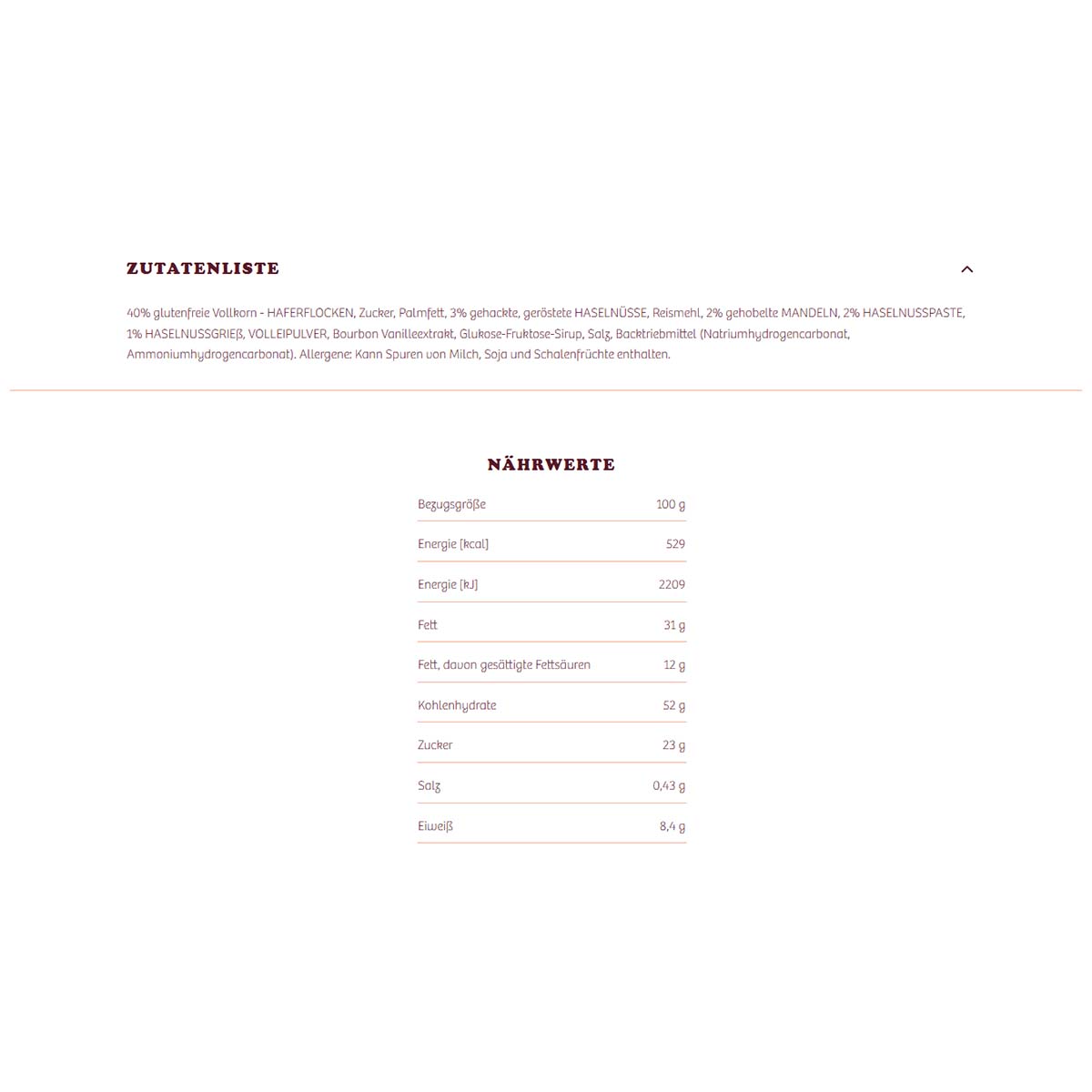 Coppenrath glutenfreies Bundle (6 Artikel) 1,2 kg