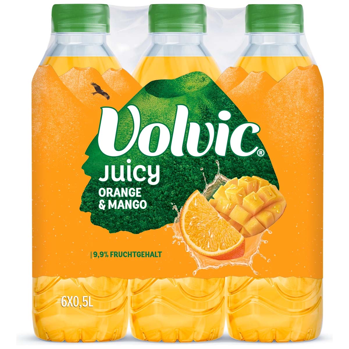 Volvic Juicy Orange-Mango 6 x 0,5 l