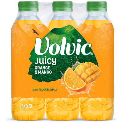 Volvic Juicy Orange-Mango 6 x 0,5 l