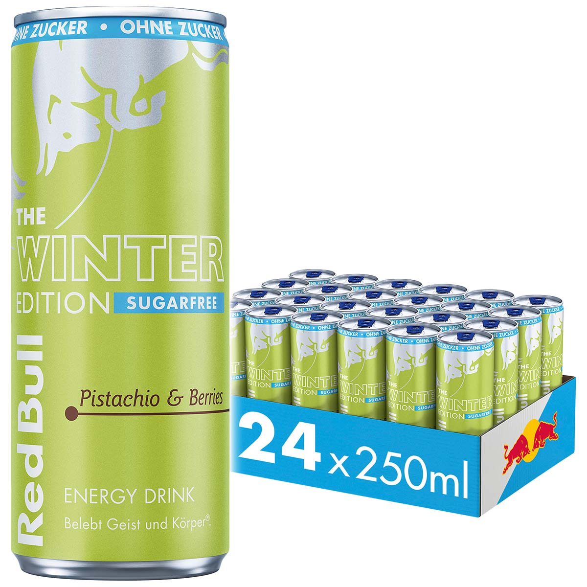 Red Bull Winter Edition Pistachio & Berries sugarfree 250 ml