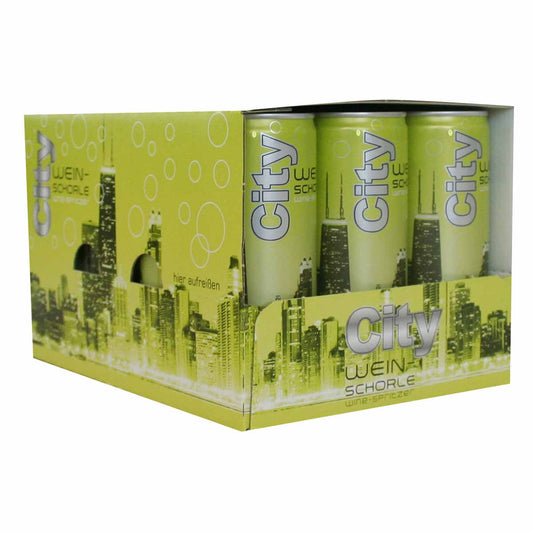 City Weinschorle Weiss 6,5 % 12 x 250 ml