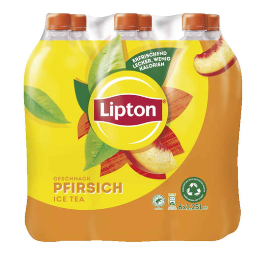 Lipton Ice Tea Peach / Pfirsich 6 x 1,25 l