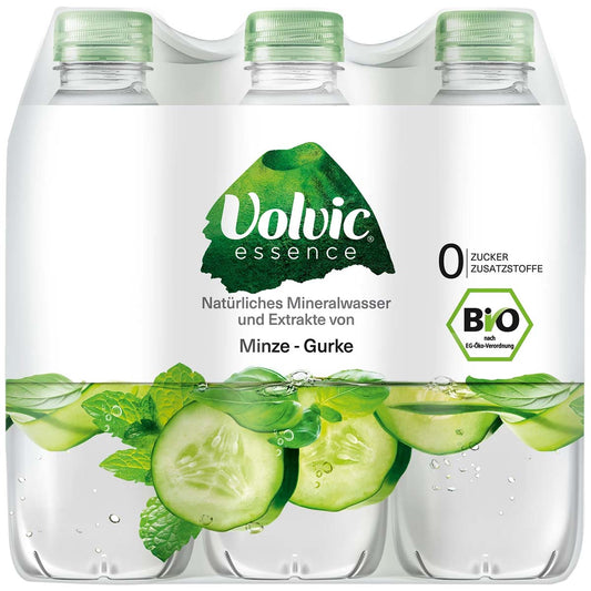 Volvic Essence Gurke Minze Basilikum 6 x 750 ml