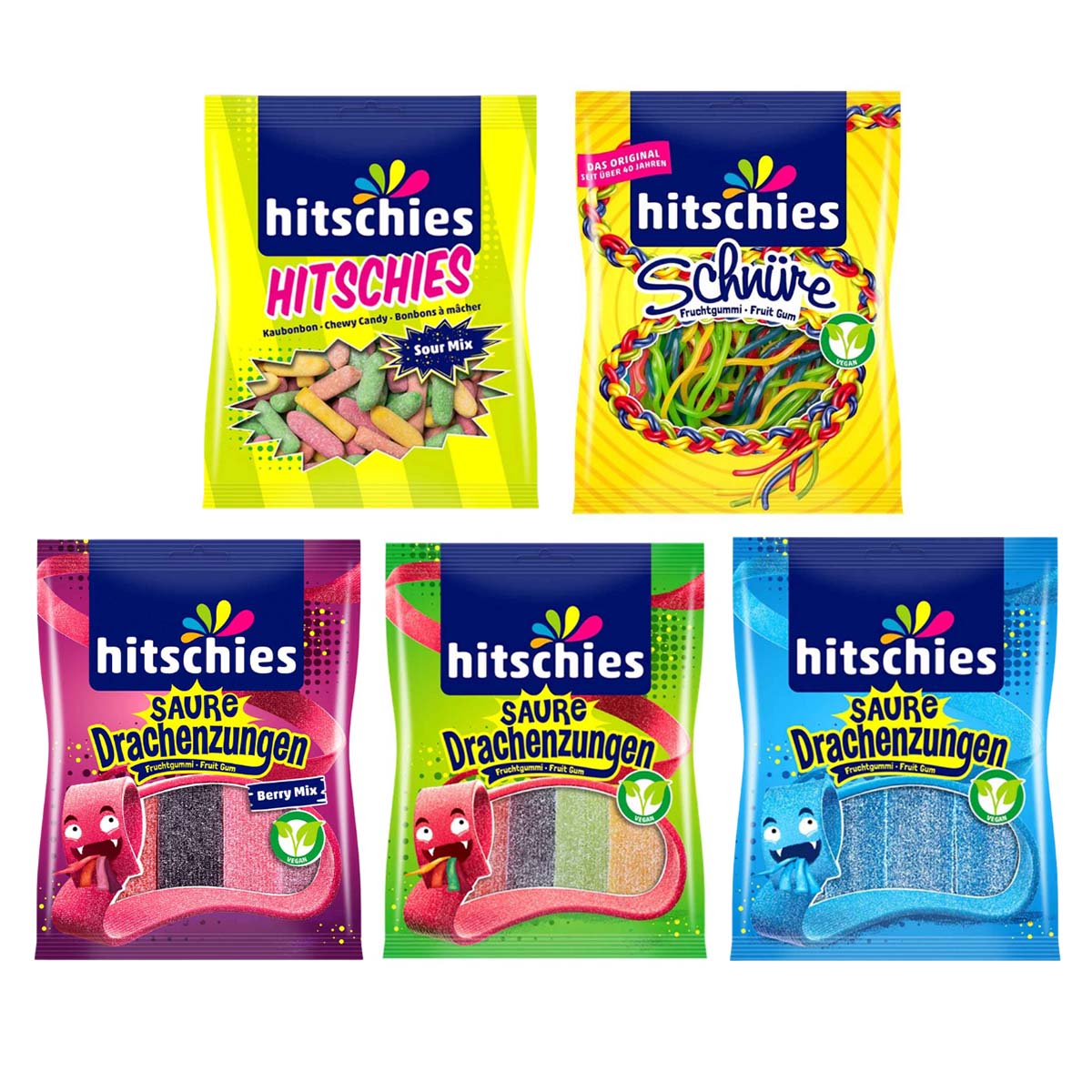 Hitschies Bundle (5 Tüten) 640 g