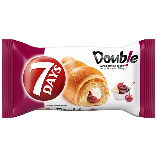 7Days Double Croissant Vanille Sauerkirsch 10 x 60 g